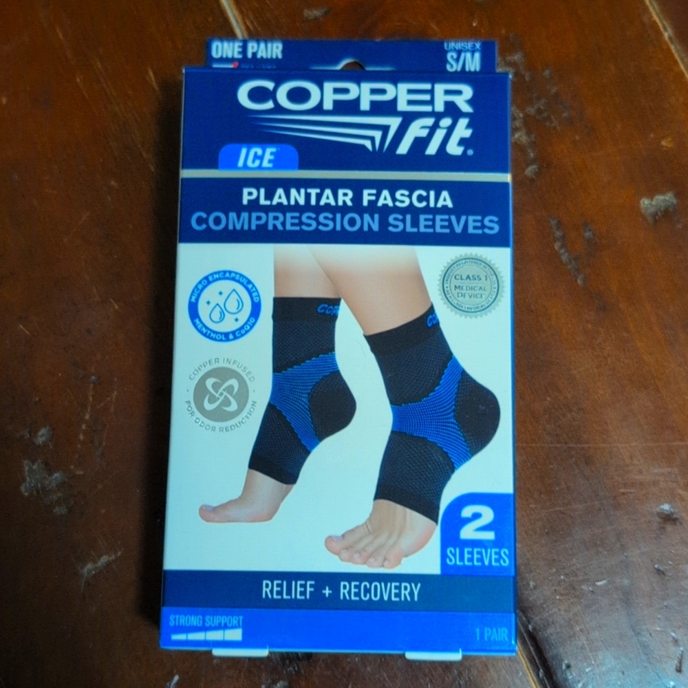 Copper Fit Compression sleeves Unisex S/M